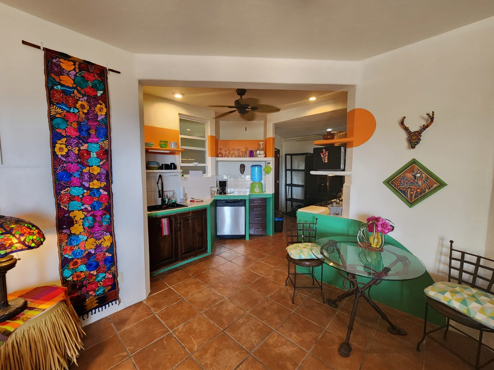 kitchen view from living room